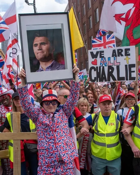 The Way Huge London Right-Wing March Revealed a Toxic Transatlantic Exchange